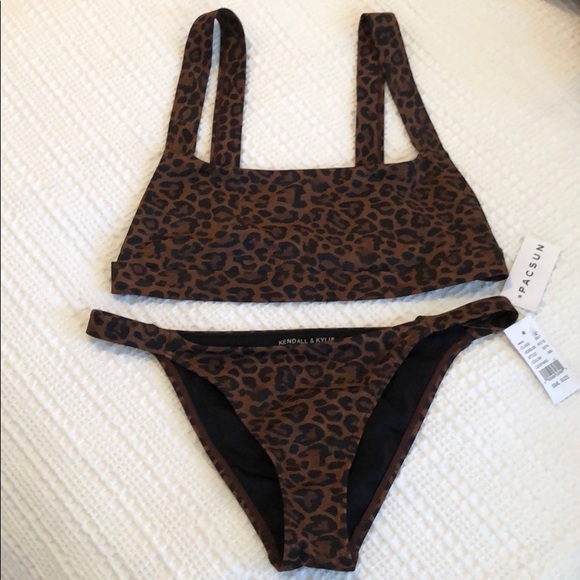 Kendall & Kylie Other - Kendall & Kylie Leopard Bikini